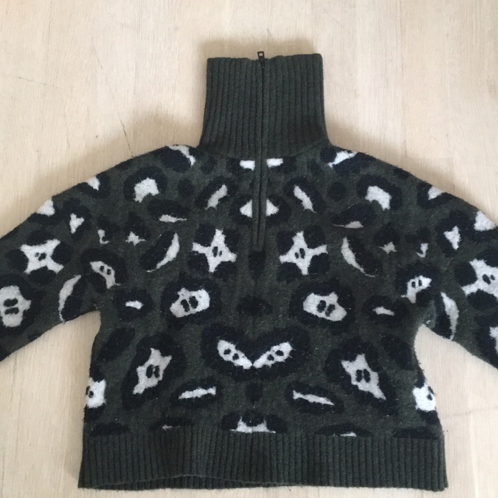 Zadig and Voltaire green sweater